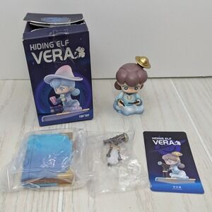 TOP‎ TOY Hiding Elf Vera Blue Astronomy Blind Box Figure Witch Book Telescope